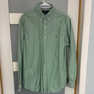 Polo by Ralph Lauren Men's Mint Green Button Down Shirt